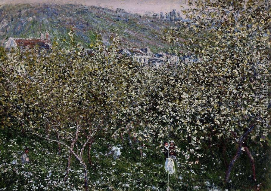 Claude Oscar Monet : Vetheuil, Flowering Plum Trees